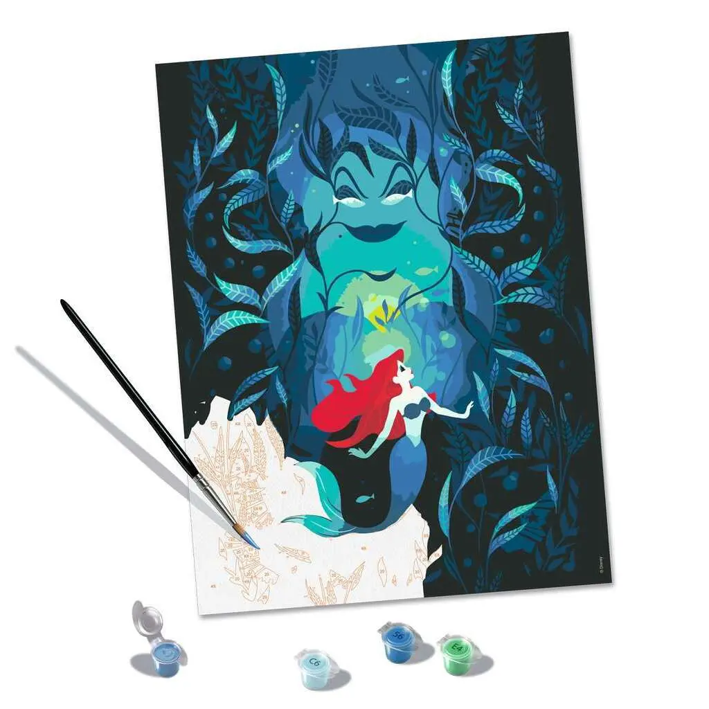 Peinture - Ariel et Ursula Disney Princess CreArt Ravensburger