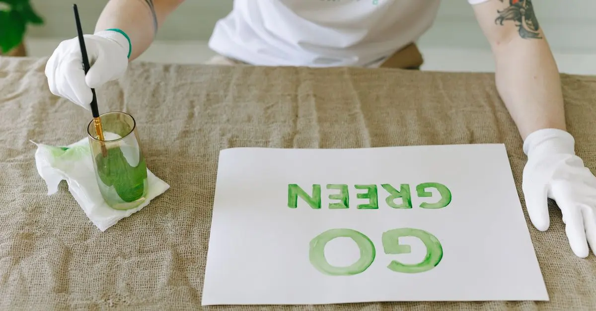 Les tendances écologiques en peinture sur mesure