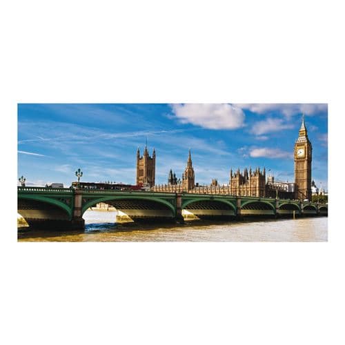 AG ART London Parliament Big Ben, photo murale intissée, 202 x 90 cm, 1 part