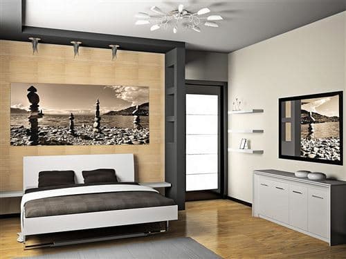 AG Design – Papiers Peints intissé – Pierres de mer – Tapisserie Photo – Poster Photo géant – 202 x 90 cm – 1 lés – FTNH 2721