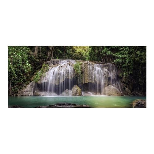 AG ART Jungle waterfall, photo murale intissée, 202 x 90 cm, 1 part