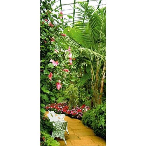 AG ART Winter garden, intissé photo mural, 90 x 202 cm, 1 part