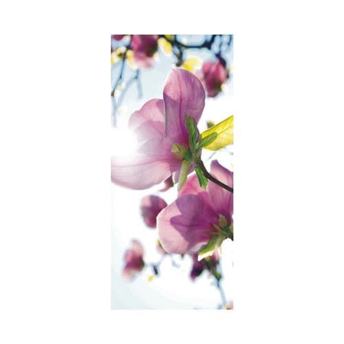 AG ART Flowers in the sun, intissé photo mural, 90 x 202 cm, 1 part