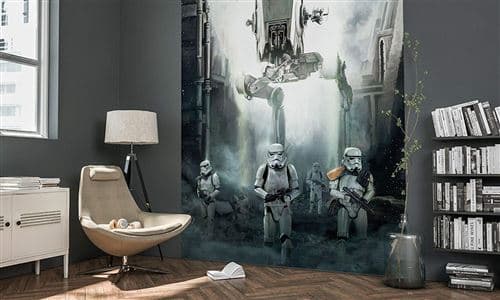'Komar 001 de dvd2 Star Wars Papier peint photo non tissé de"Star Wars Imperial Forces, Taille 200 x 250 cm (Largeur x hauteur), 2 Chemins, avec colle, multicolore