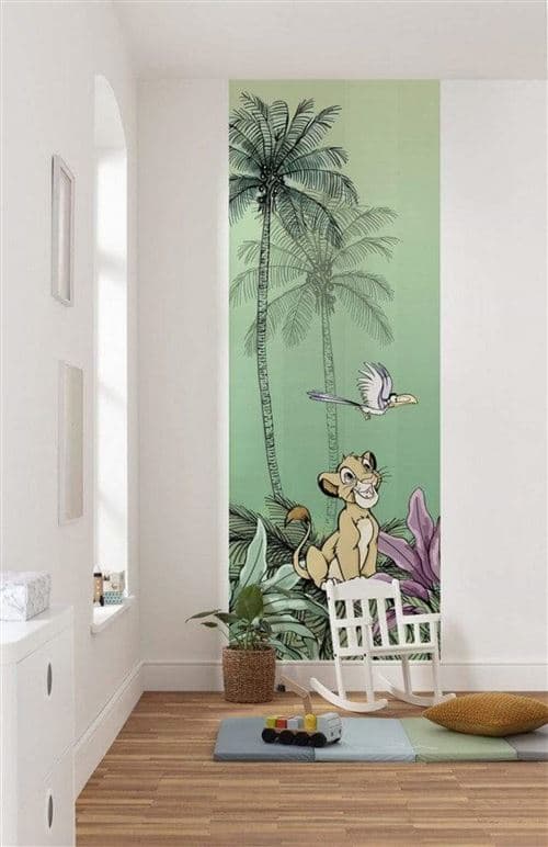Papier Peint - Jungle Simba 100x280cm - Intissé,