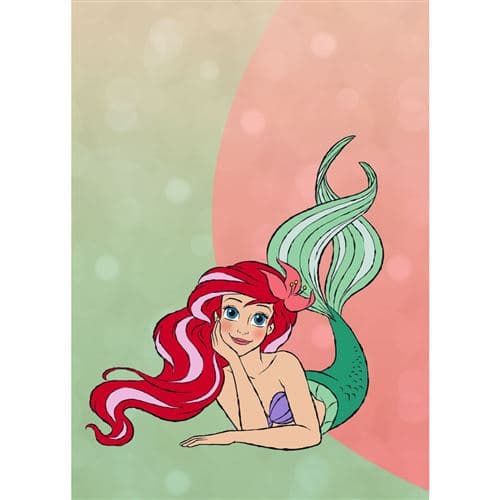 KOMAR Papier Peint Intissé Ariel La petite sirène Disney 200 cm x 280 cm